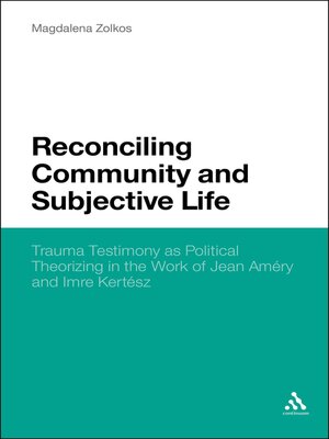 cover image of Reconciling Community and Subjective Life